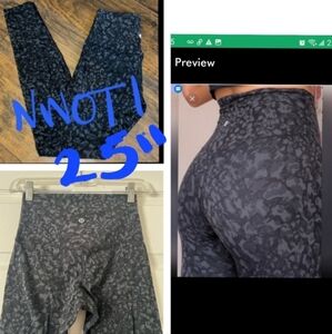 NWOT  🍋 LULULEMON 🍋 Align 25"  formation Cheetah leopard camo  Size 4